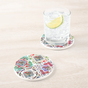 Dessous De Verre En Grès Galo de Barcelos, Portugal