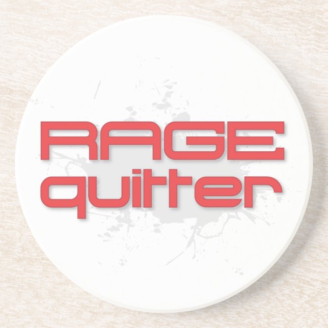 Dessous De Verre En Grès Gamer de renonceur de rage (Devant)