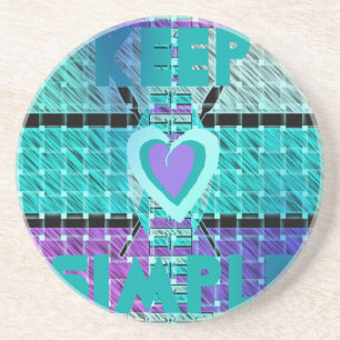 Dessous De Verre En Grès Gardez-le simple