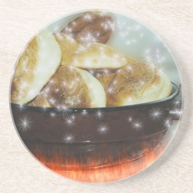 Dessous De Verre En Grès gâteau de Noël (Devant)