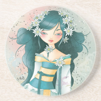 Dessous De Verre En Grès Geisha Edelweïss