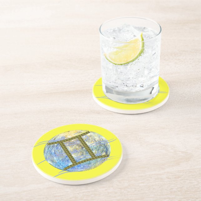 Dessous De Verre En Grès Gemini (Côté)