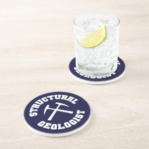 Dessous De Verre En Grès Géologue structurel