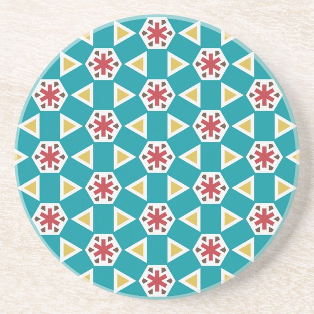Dessous De Verre En Grès géométrique 230614 (01) (Devant)