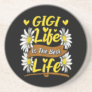 Dessous De Verre En Grès Gigi Life Est La Meilleure Vie Cute Gigi Mothers D
