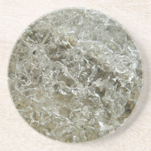 Dessous De Verre En Grès Glace glaciaire Texture nature Abstraite