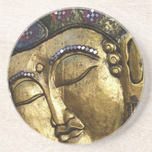 Dessous De Verre En Grès Golden Bouddha Blessing Inspirational Love