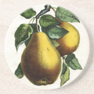 Dessous De Verre En Grès Golden Pears