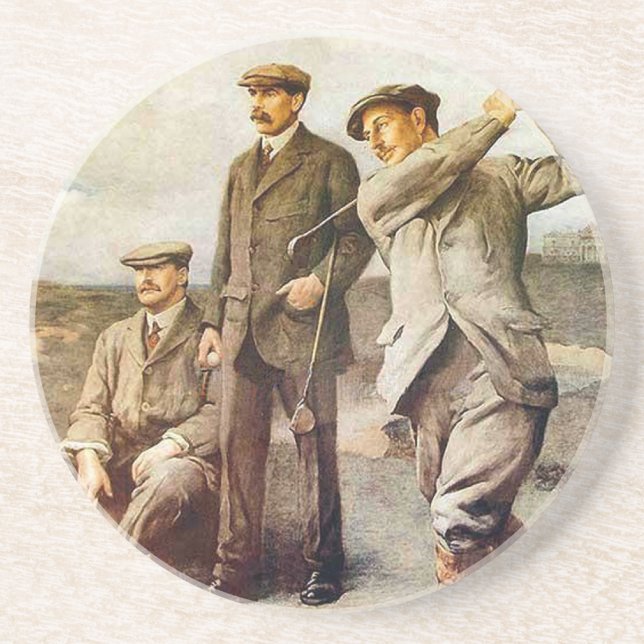 Dessous De Verre En Grès Golf vintage (Devant)