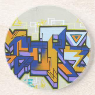 Dessous De Verre En Grès Graffiti
