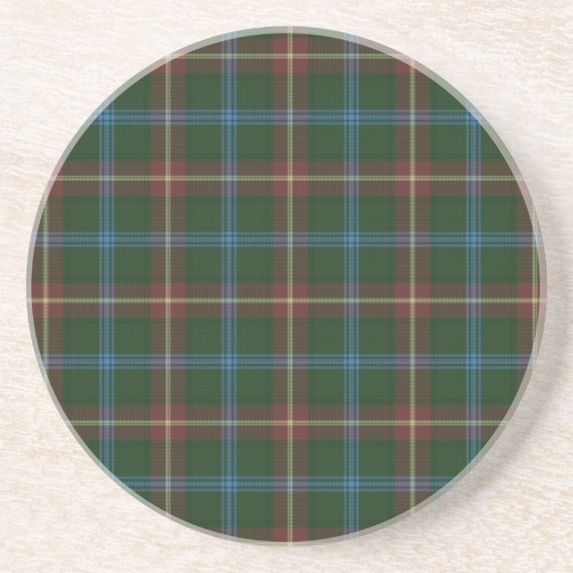 Dessous De Verre En Grès Grand tartan manitobain (Devant)