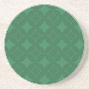 Dessous De Verre En Grès Green Shippo motif