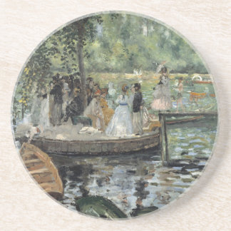 Dessous De Verre En Grès Grenouillère Renoir Impressionniste Peinture Art
