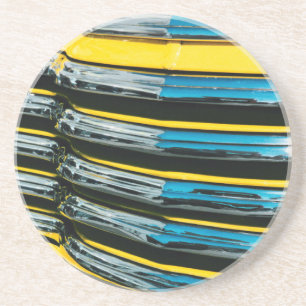 Dessous De Verre En Grès Grill jaune