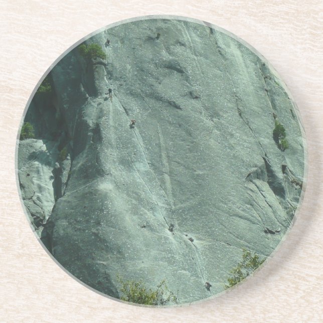 Dessous De Verre En Grès Grimpeurs sur El Capitan (Devant)
