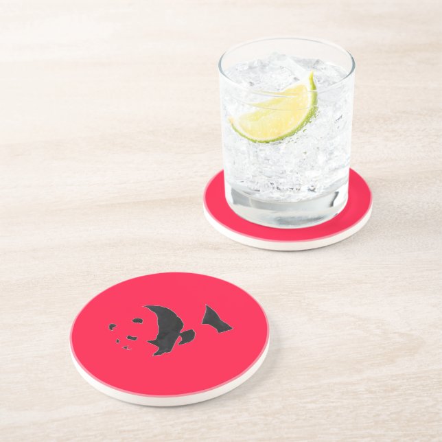Dessous De Verre En Grès Gros ours (Côté)