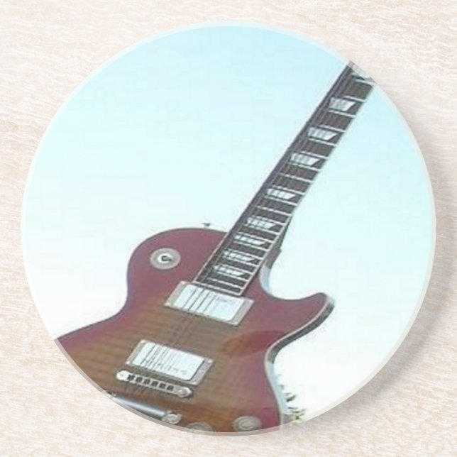 Dessous De Verre En Grès Guitare électrique (Devant)