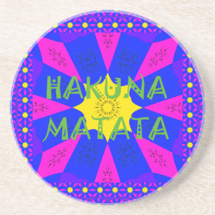 Dessous De Verre En Grès Hakuna Matata Beautiful Amazing Design Colors