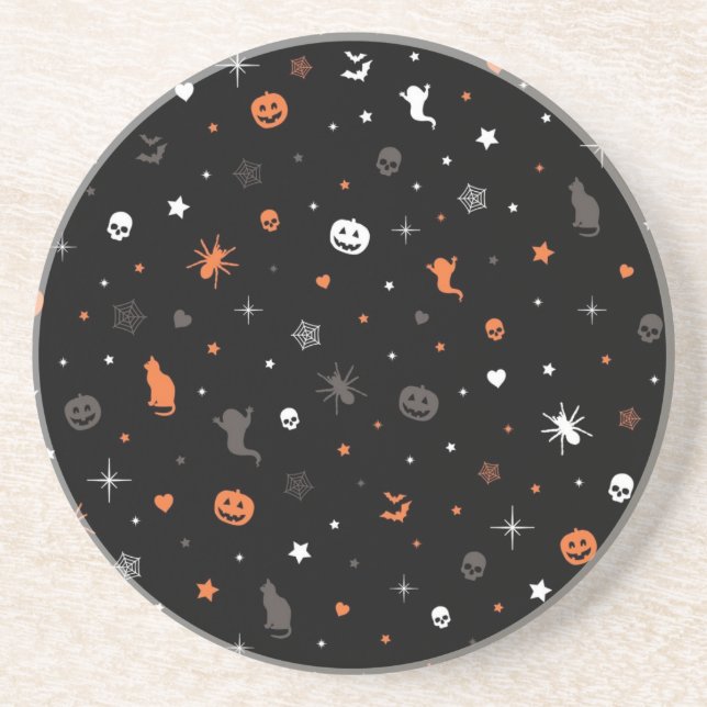 Dessous De Verre En Grès Halloween (Devant)