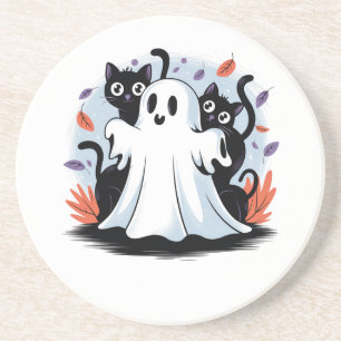 Dessous De Verre En Grès Halloween Night Prowl