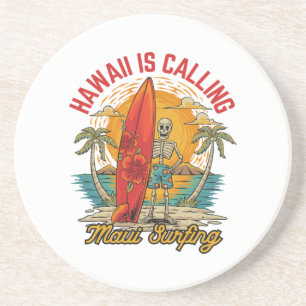 Dessous De Verre En Grès Hawaii vous appelle Maui Surfing Island Vibes