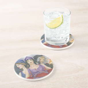 Dessous De Verre En Grès Hécate