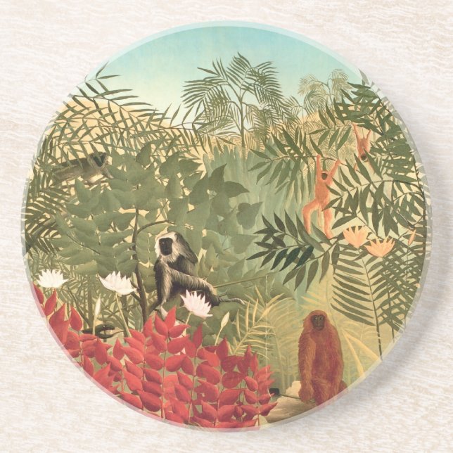 Dessous De Verre En Grès Henri Rousseau Peinture (Devant)