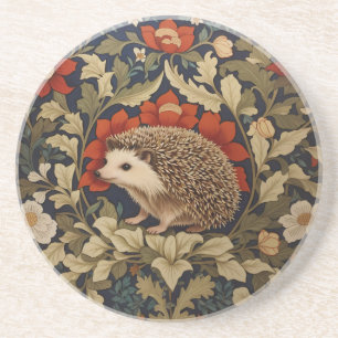 Dessous De Verre En Grès Hérisson Woodland William Morris Inspiré