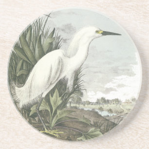 Dessous De Verre En Grès Héron de Milou, John Audubon