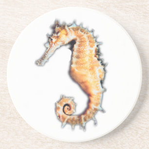 Dessous De Verre En Grès Hippocampe