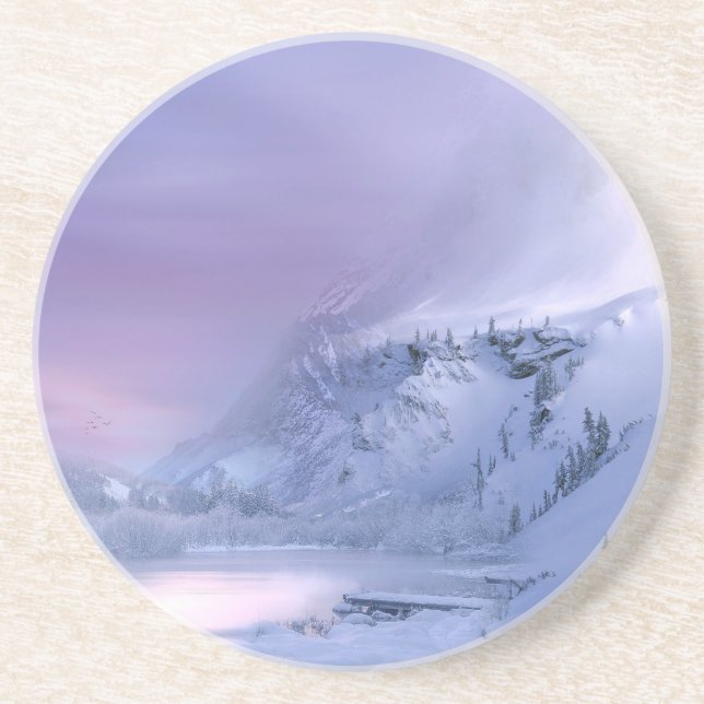 Dessous De Verre En Grès Hiver 09 (Devant)