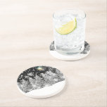 Dessous De Verre En Grès Hiver Solstice neige<br><div class="desc">Une belle image de Winter Solstice appropriée pour un hiver merveilleuse atmosphère accueillante à tout moment de l'année.</div>