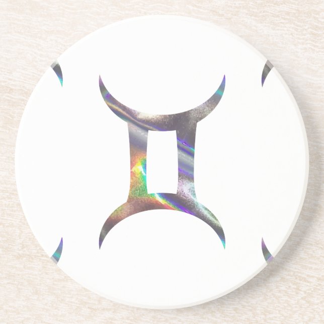 Dessous De Verre En Grès hologram Gemini (Devant)