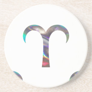 Dessous De Verre En Grès hologramme Aries
