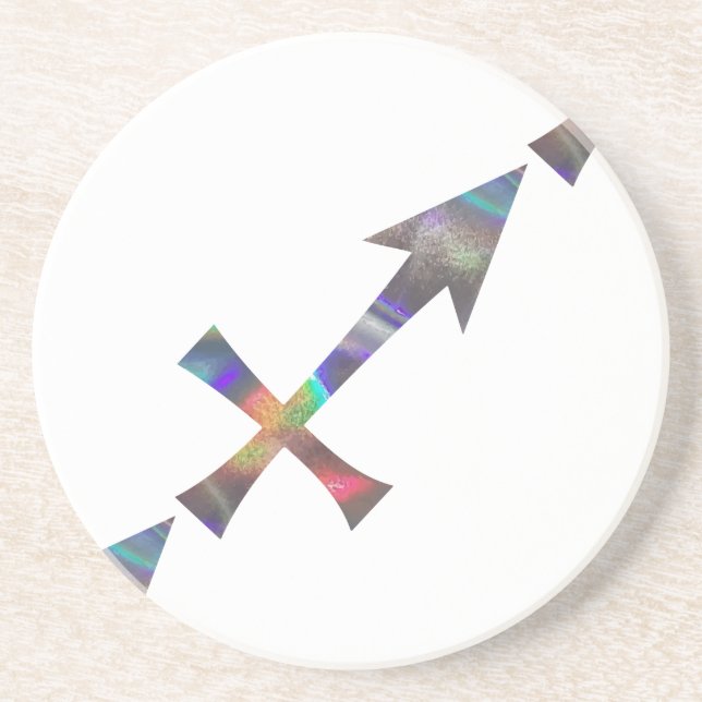 Dessous De Verre En Grès hologramme Sagittarius (Devant)