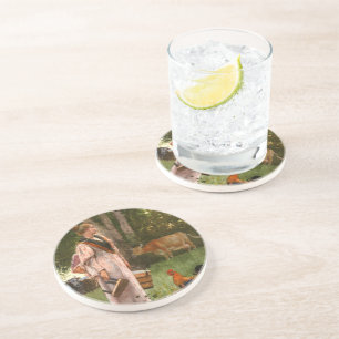 Dessous De Verre En Grès Homère vintage Winslow The Milk Maid