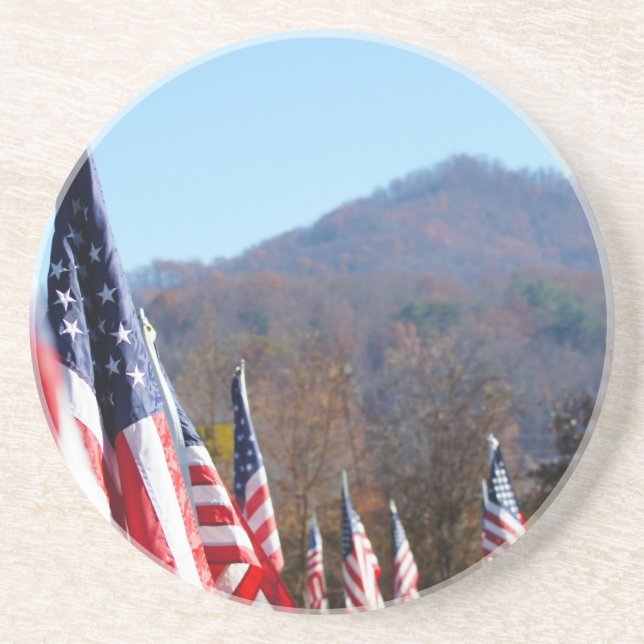 Dessous De Verre En Grès honorer nos anciens combattants (Devant)