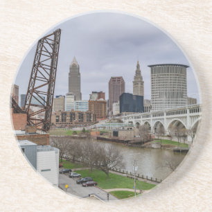 Dessous De Verre En Grès Horizon de Cleveland