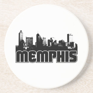 Dessous De Verre En Grès Horizon de Memphis
