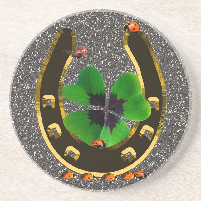 Dessous De Verre En Grès Horseshoe (Devant)