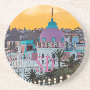 Dessous De Verre En Grès Hôtel de luxe célèbre Hotel Negresco à Nice France