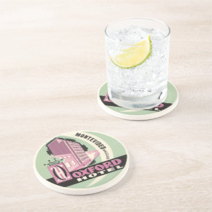 Dessous De Verre En Grès Hôtel Oxford, Montevideo, Uruguay, Vintage voyage