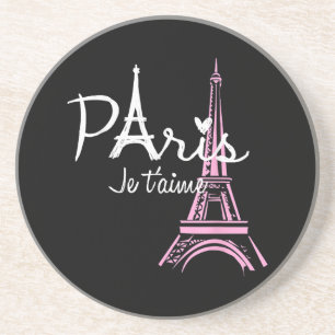 Dessous De Verre En Grès I Love Paris Tour Eiffel France Souvenir français