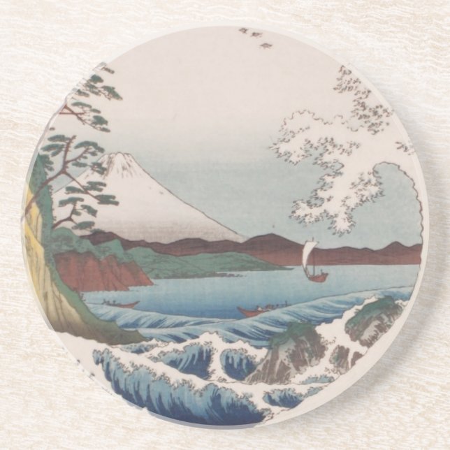 Dessous De Verre En Grès Ichiryusai Hiroshige Coasterh (Devant)