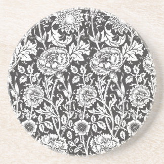 Dessous De Verre En Grès Idée cadeau élégant floral damassé vintage pour la