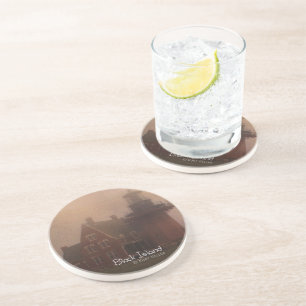 Dessous De Verre En Grès Île Block