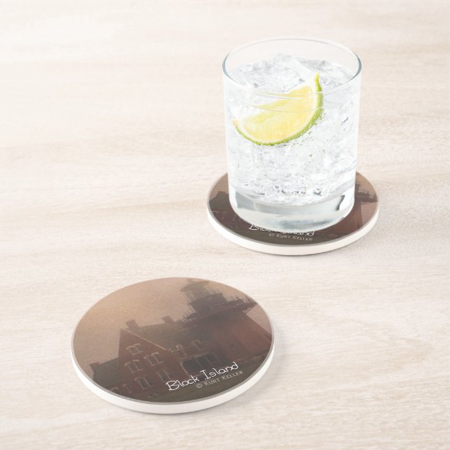 Dessous De Verre En Grès Île Block (Côté)