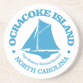 Dessous De Verre En Grès Île Ocracoke (sloop)