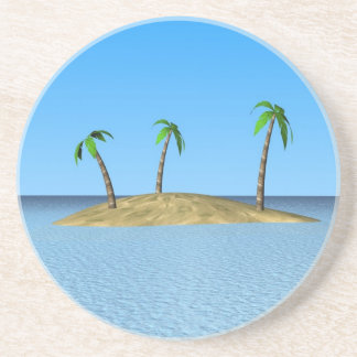 Dessous De Verre En Grès île tropicale