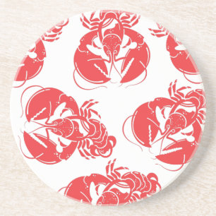 Dessous De Verre En Grès impression de homard